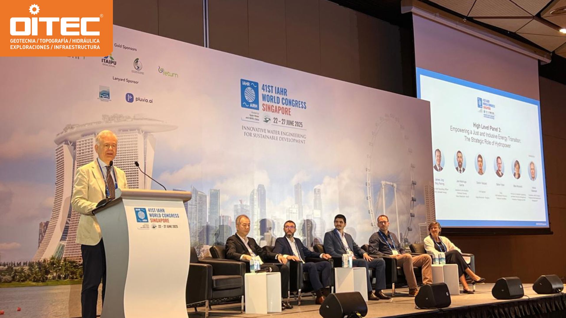 Grupo OITEC participó en IAHR World Congress 2025 en Singapur​