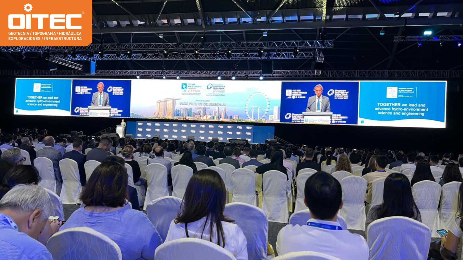 Grupo OITEC participó en IAHR World Congress 2025 en Singapur​ (2)